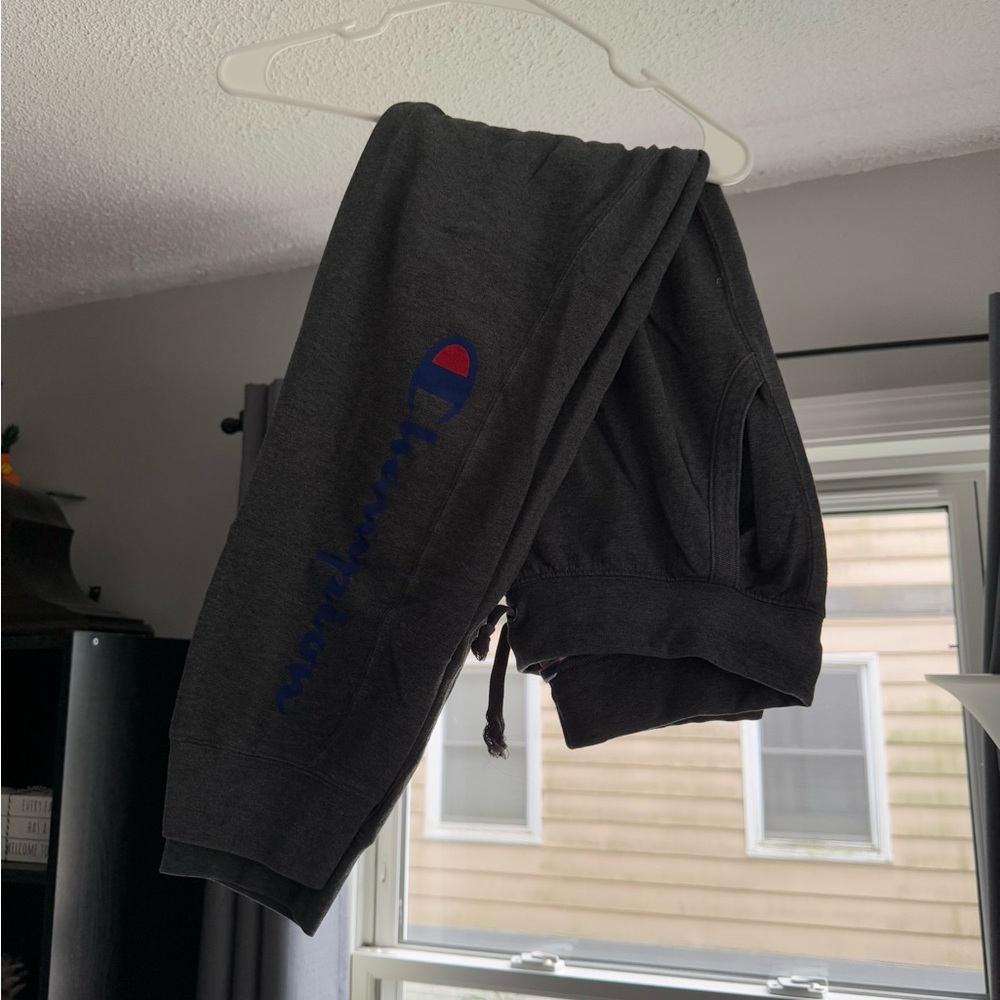 Champion Black Sweatpants Relaxed Fit
